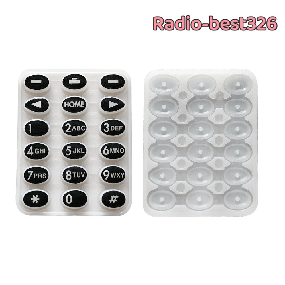 Plastic Rubber Full Keypad Replacement Kit For XTS3000 Portable Two Way Radio