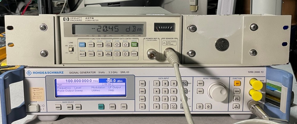 HP Agilent 437B Power Meter - Rack Mount