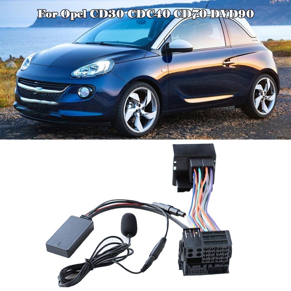 For Opel CD30 CDC40 CD70 DVD90 Bluetooth-compatible Adapter AUX External