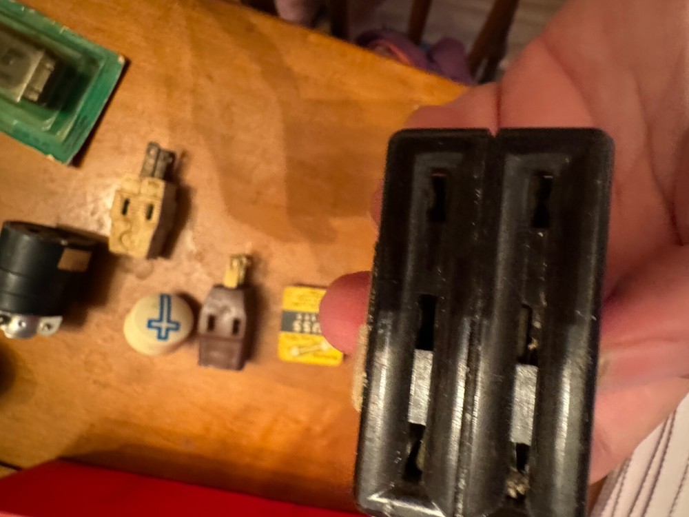 Tool box with some vintage items and other tools, lot