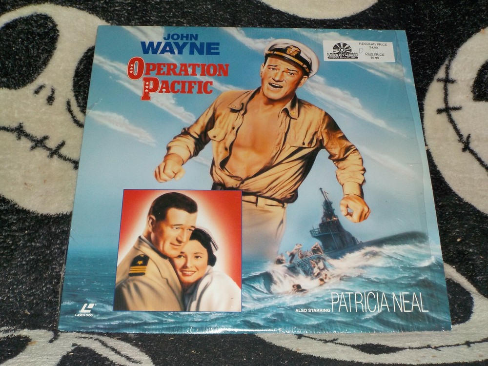 Operation Pacific Laserdisc LD Open Shrink John Wayne Free Ship $50