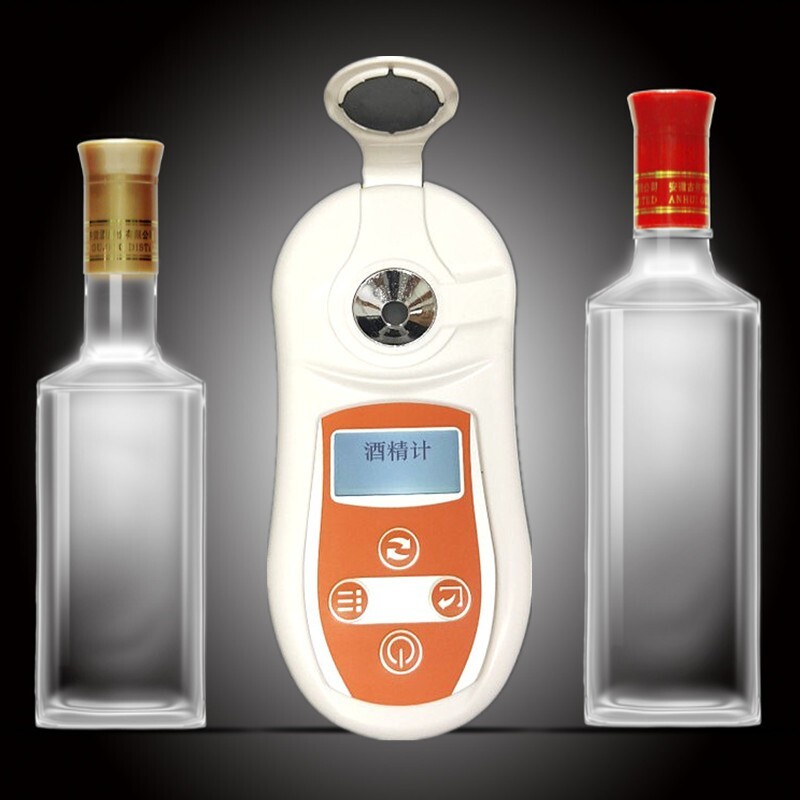 Portable Alcohol Meter Refractometer Measuring Range 0～75%*-*