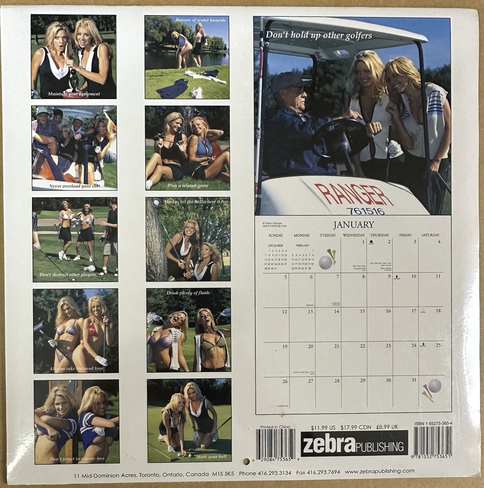 Sexy Calendar Lot Sealed