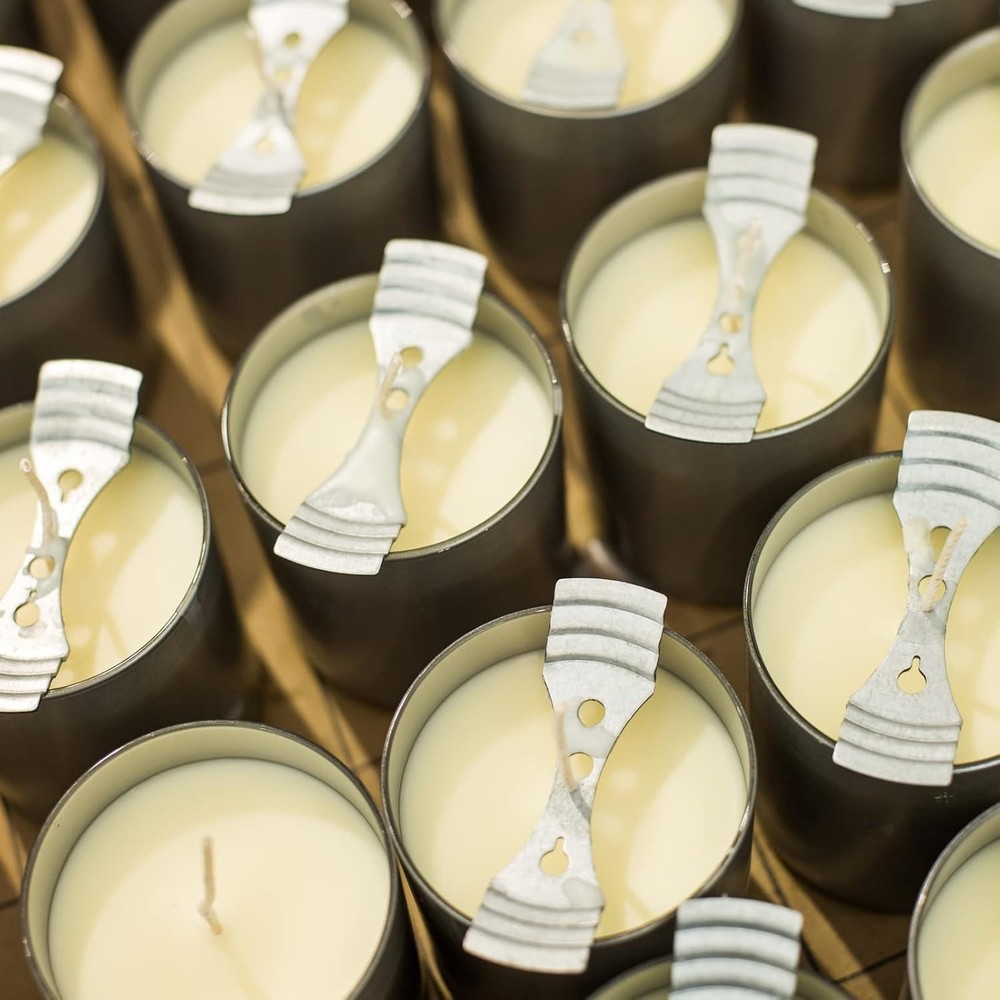 Metal Wick Centering Device - 21 Durable Holders for Effortless Candle Making