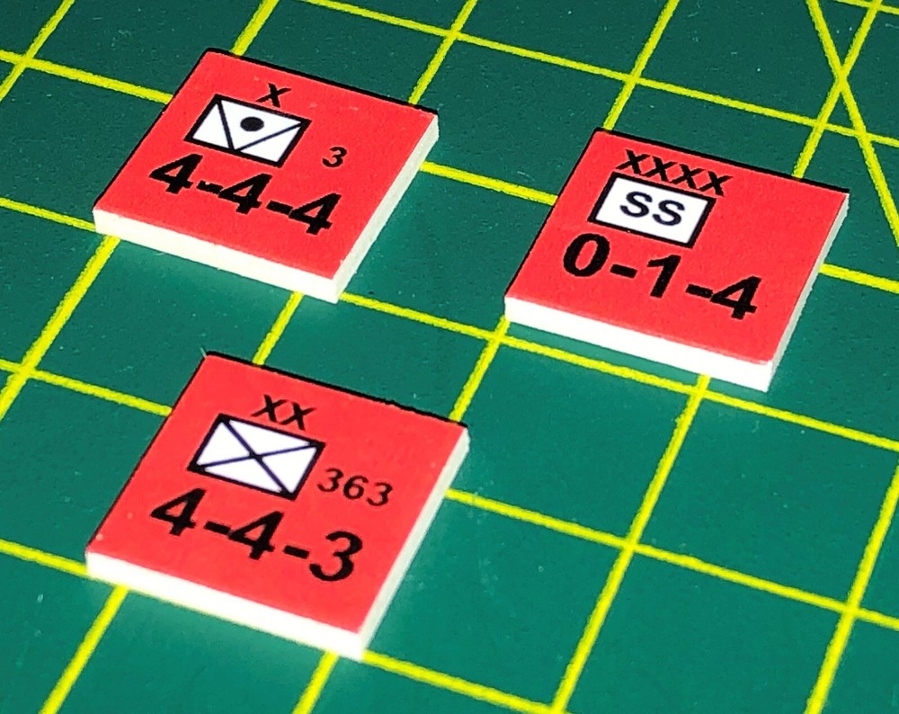 D-Day variant, Avalon Hill, 79 counters + Rules + Order of Battle