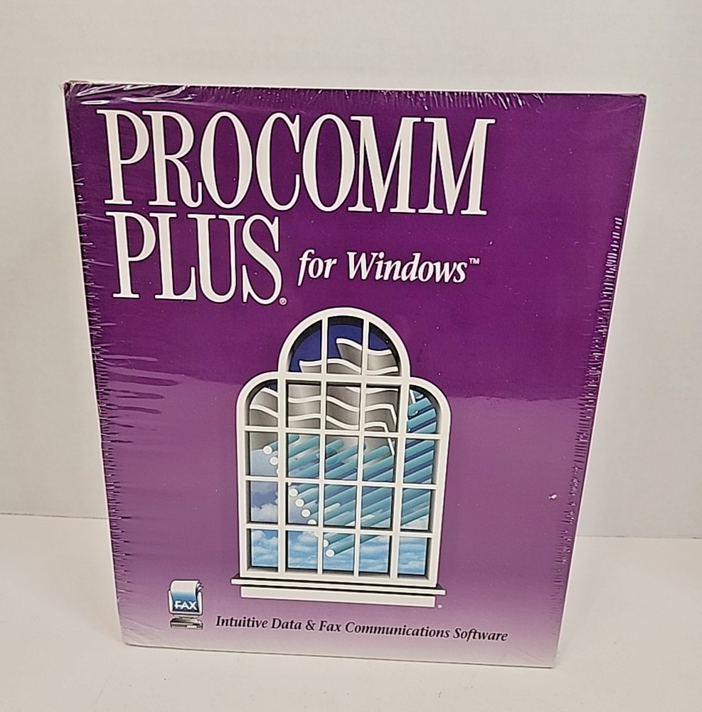 ProComm Plus for Windows Data & Fax Communication Software Ver 2.11 - New Sealed