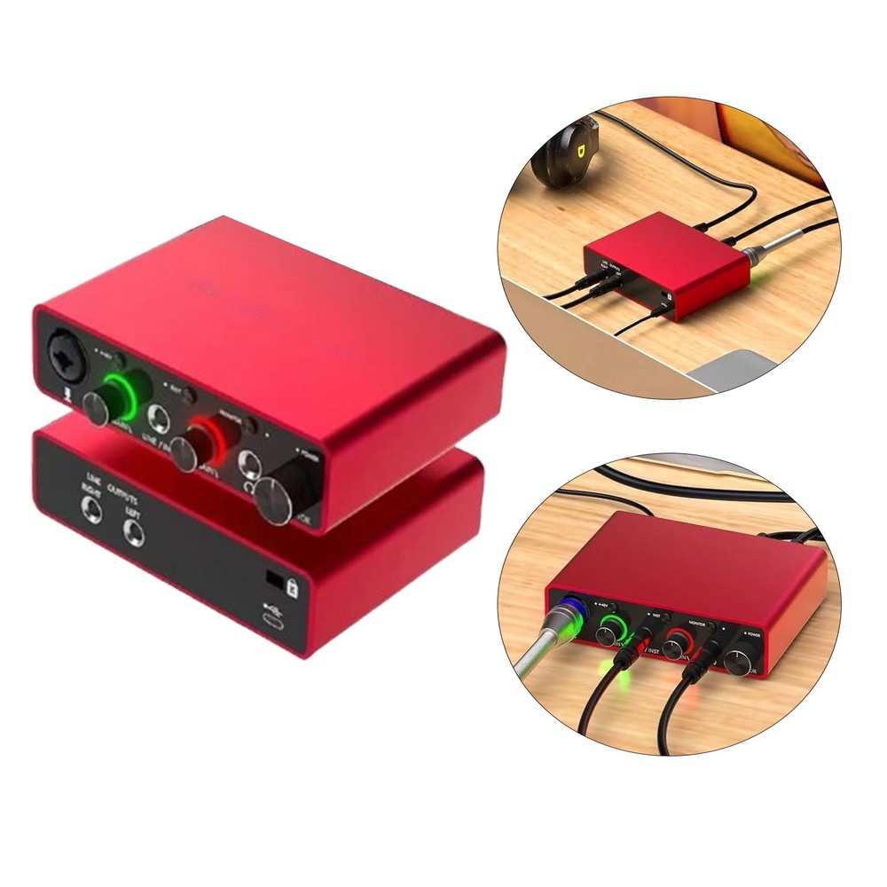 (3rd Generation) Gen USB Audio Interface with USB-C&Phantom Power Free Shipping