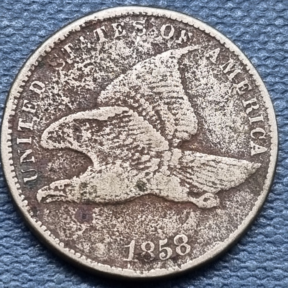 1858 Flying Eagle Cent 1c Better Grade #95874