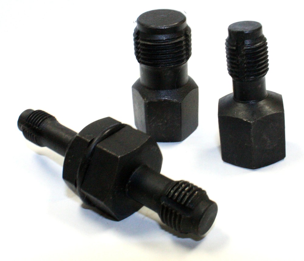 3pc Oxygen Sensor Spark Plug Socket Thread Chaser Repair Cleans M8 M12 10mm 14mm