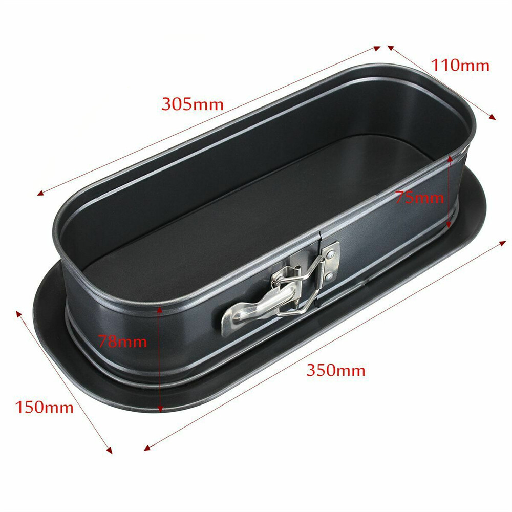 12'' Nonstick Loaf Pan Springform Pan Bread Cake Mold Baking Pan Oval Bakeware