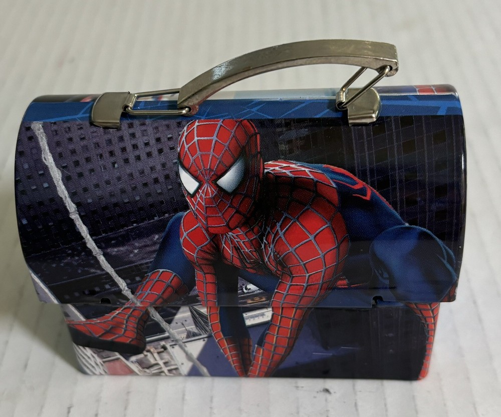 spiderman collectable tin box Marvel
