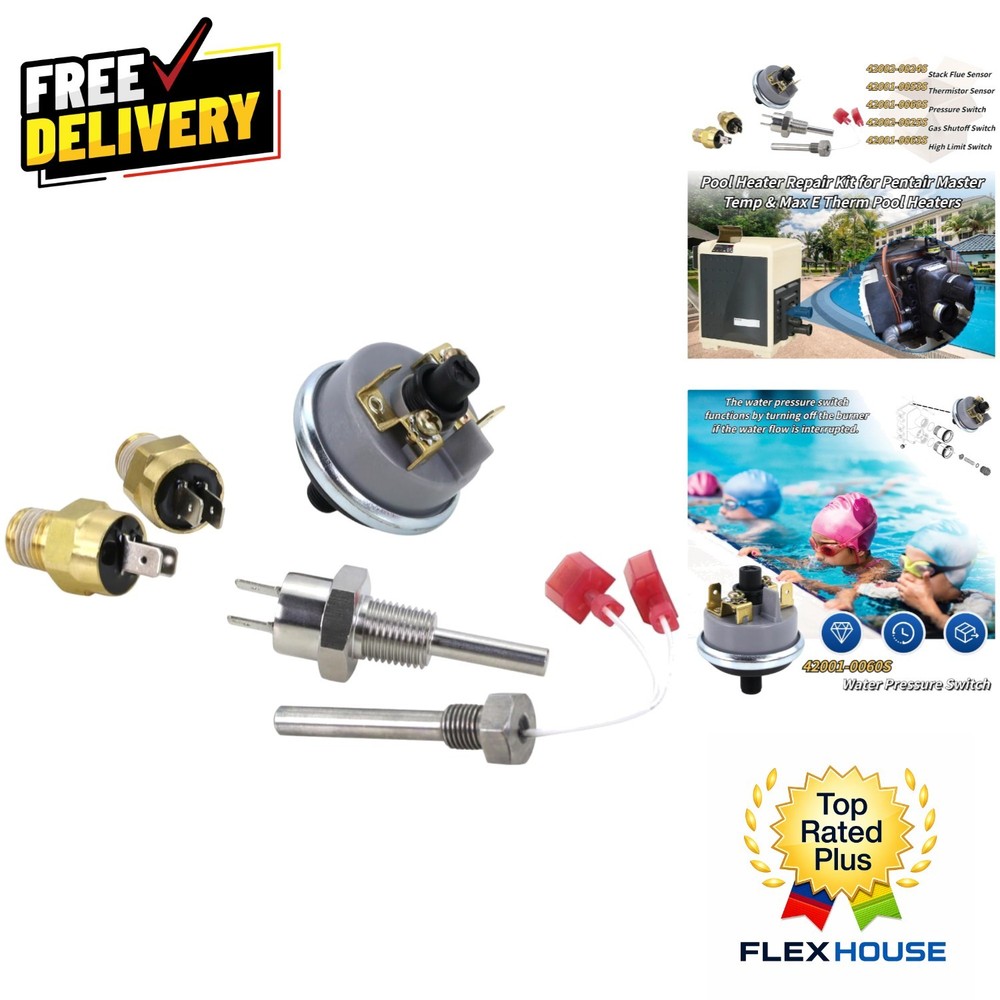 Premier 5-Piece Pool Heater Repair Kit for Pentair MasterTemp & Max-E-Therm