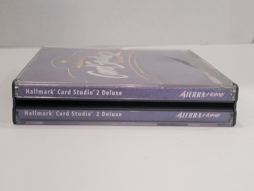 Hallmark Card Studio Deluxe 2 PC CD-ROM - 4 CD Set Sierra Home Computer Software