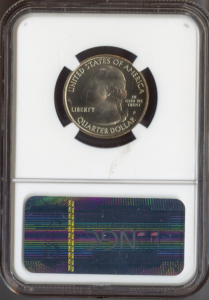 2013 White Mountain Quarter NGC MS67 Logo Quality