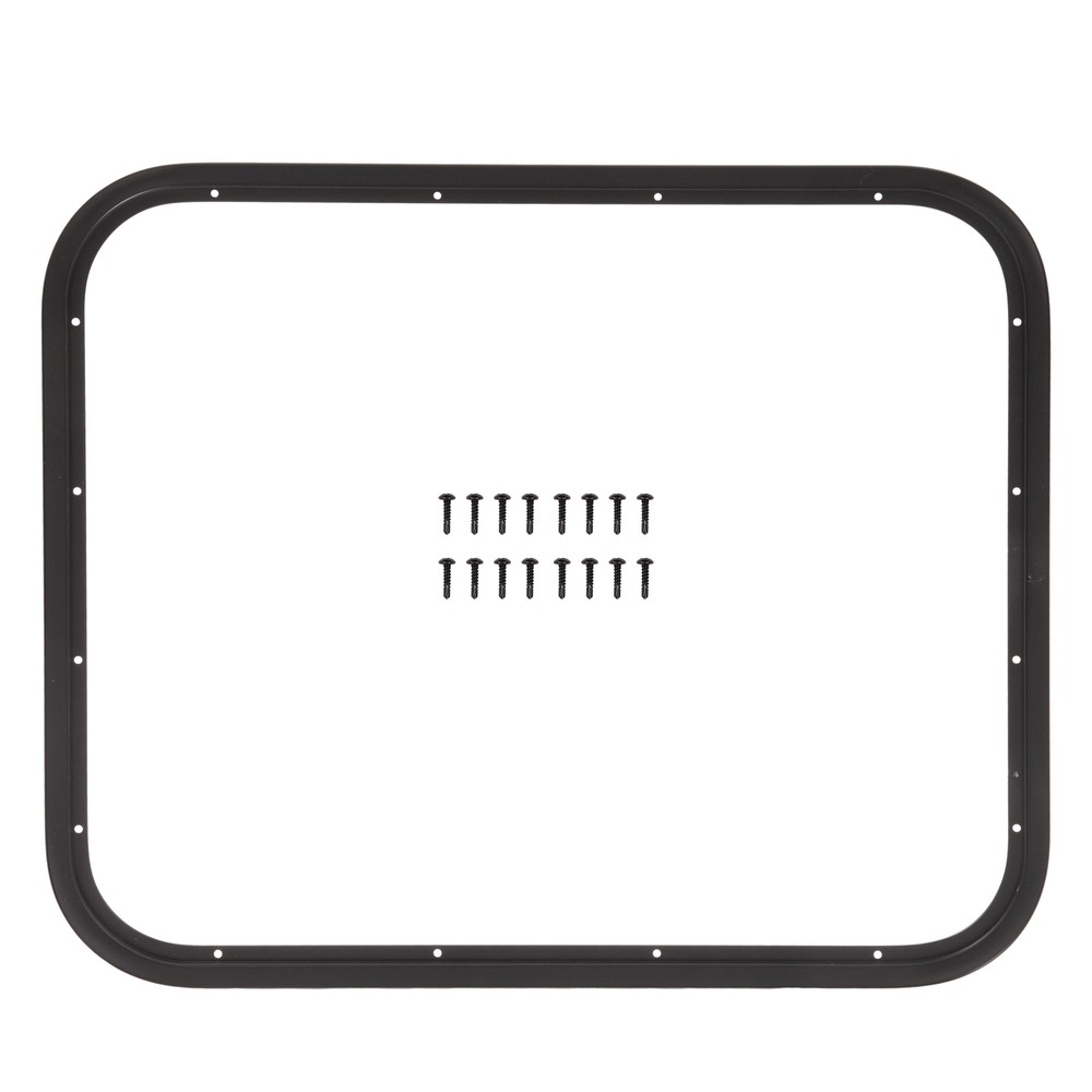 24" W X 20" H RV Window Horizontal Slide W/ Trim Ring For RV Cargo Trailer
