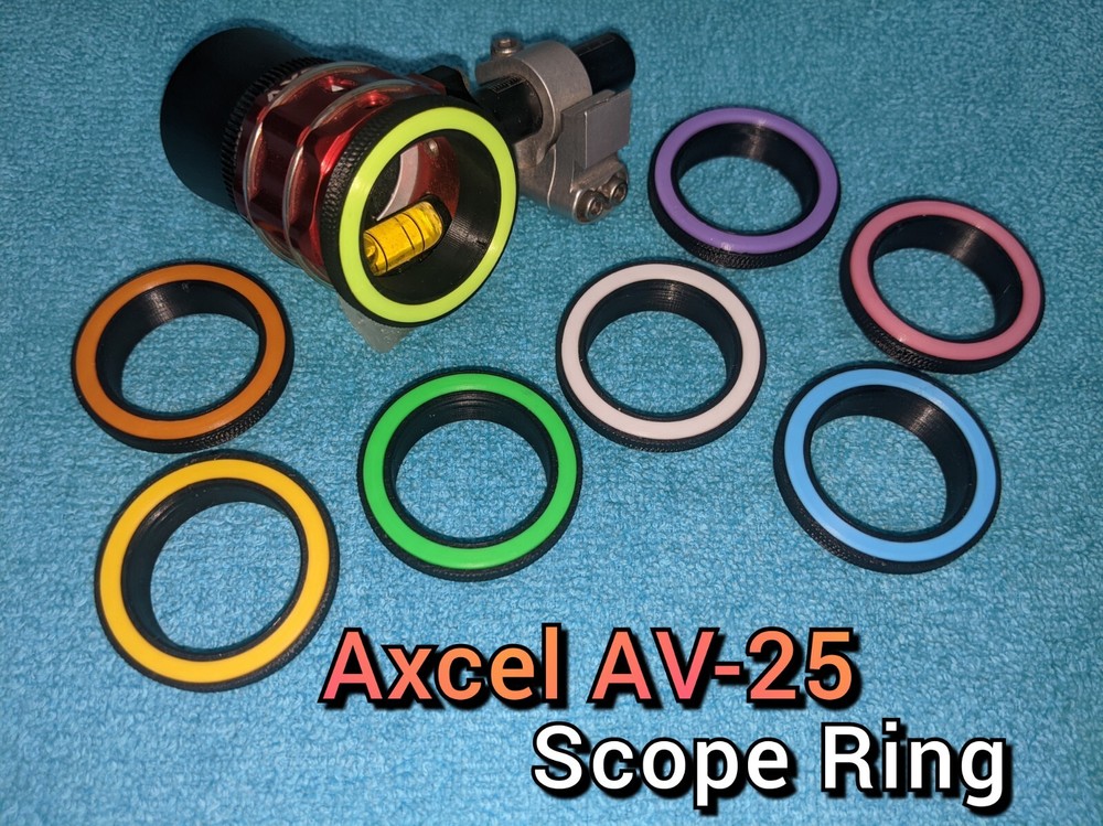 *** Fits Axcel AV25 Scopes *** Torque Ring Indicator - Peep Centering Ring
