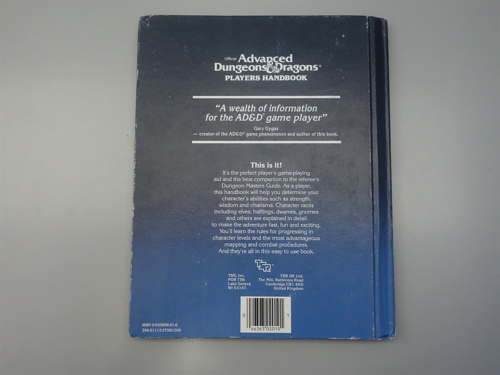 Advanced Dungeons & Dragons, D&D: Player's Handbook (2010 6th printing)