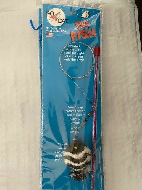 GO CAT DA FISH CAT ROD INTERACTIVE CAT KITTEN TOYS