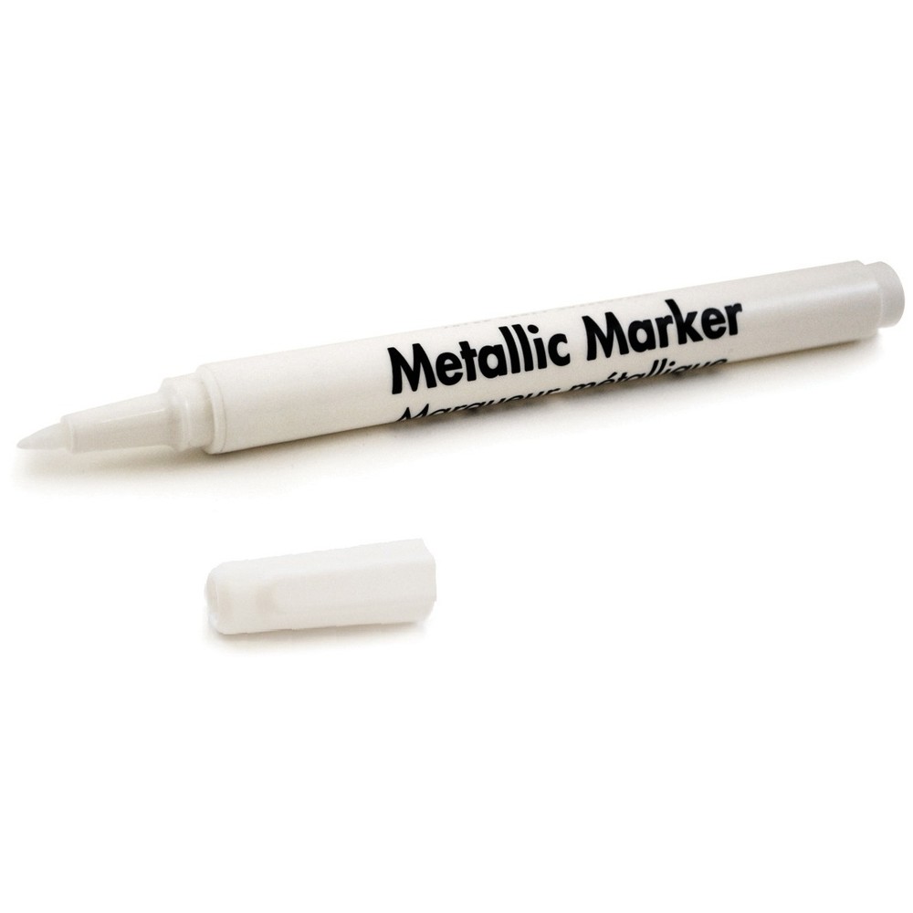Metallic Permanent Marker .7mm Extra Fine Point White
