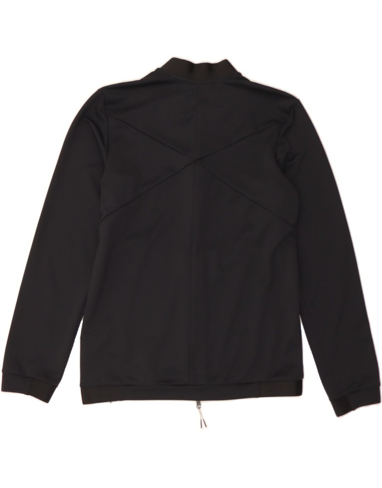 ASICS Mens Tracksuit Top Jacket Medium Black Polyester CG17