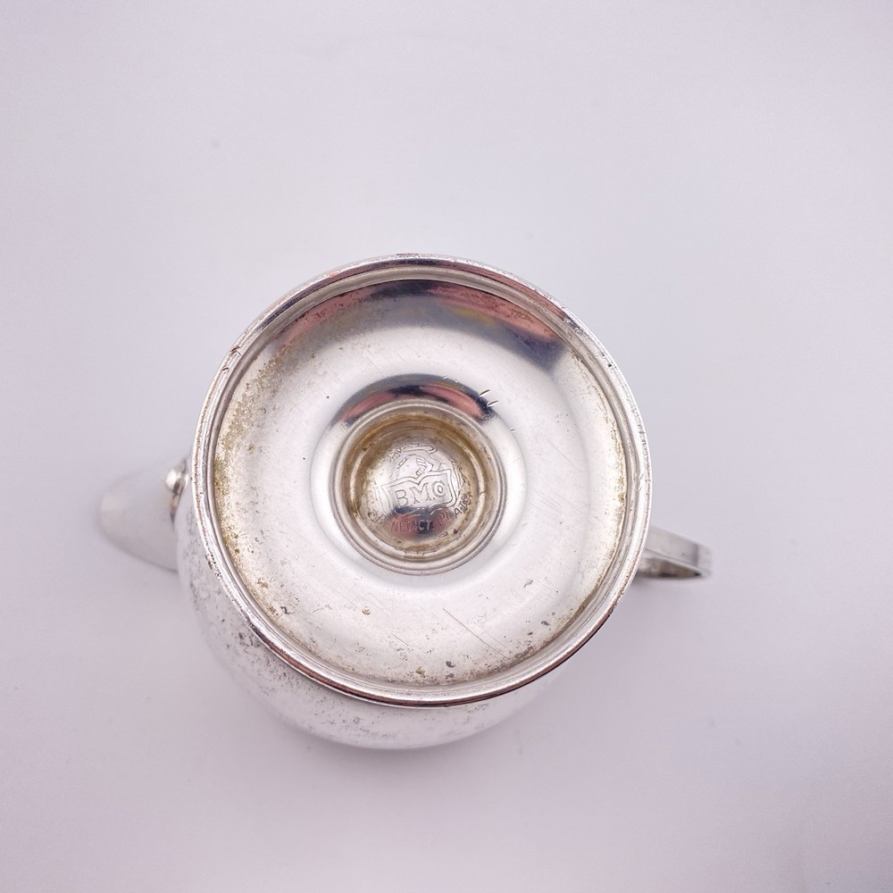 Vintage B.M.C. Silver Plate Creamer