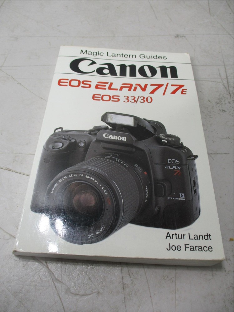 m29) Canon EOS Elan 7 & 7E 35mm SLR Guidebook Magic Lantern Guides