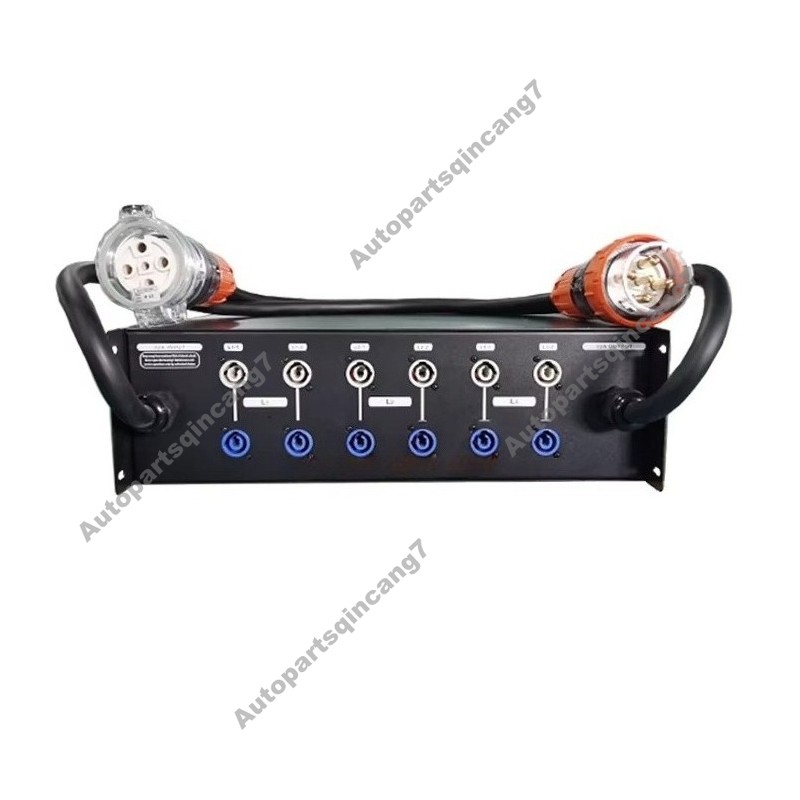 3u Amplifier Ac Powercon Split Box for Stage Event With Power Distribution Rack