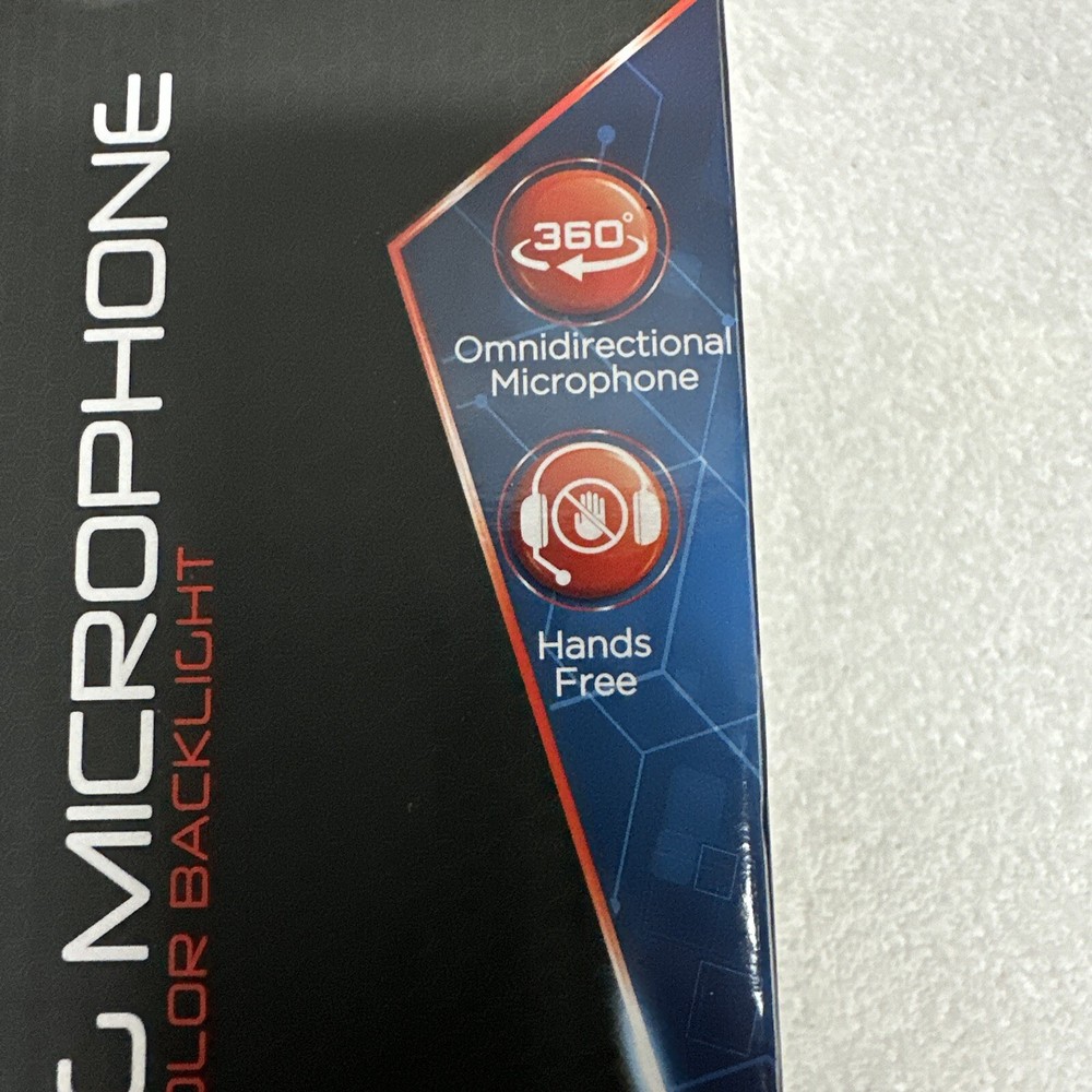 Gaming microphone - new- Multi Color Backlight Bytech Gaming Technology