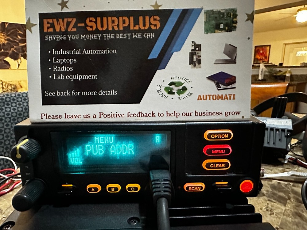 NICE HARRIS CU232180002 REMOTE CONTROL HEAD Model CH-721 + MICROPHONE TESTED