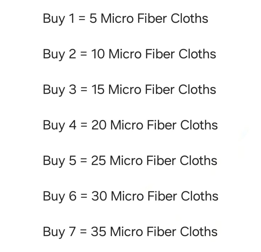5-Pack Bundle Crizal Micro Fiber Eyeglass Cloth