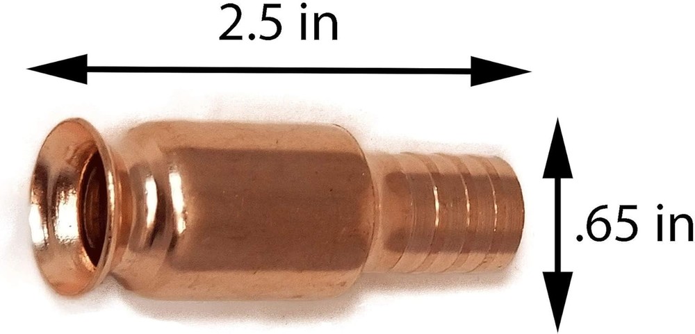 Shaker 1Siphon Self-Priming 5/8" Copper Pump Head - 3 pc Set (No Hose)