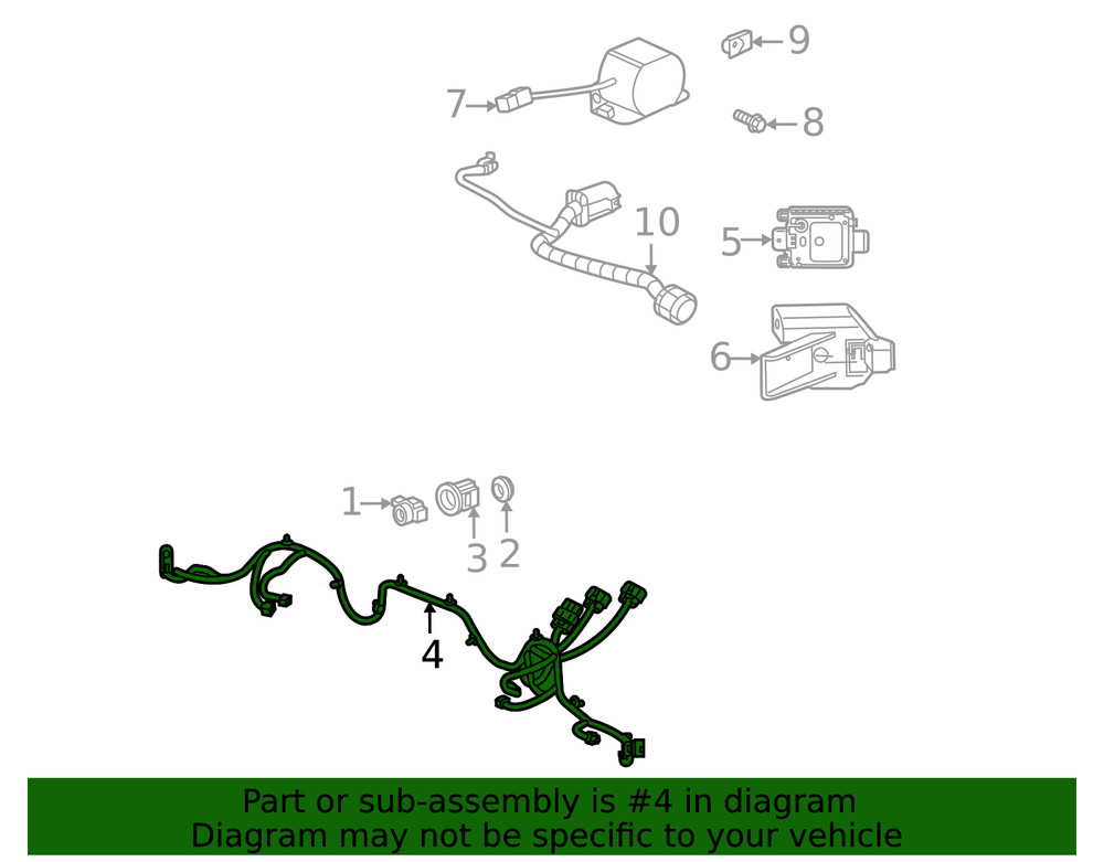 Genuine GM Harness 86807474
