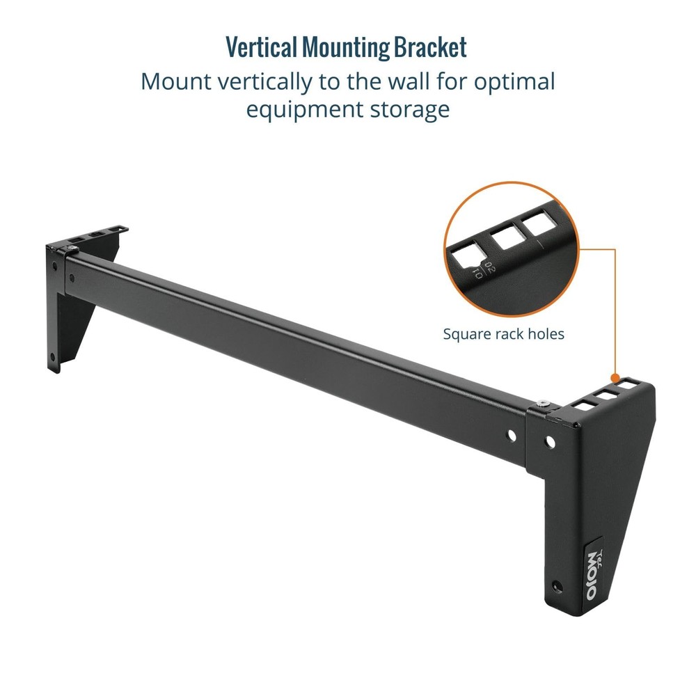 1U 19-Inch Foldable Vertical Rack Wall Mountable Patch Panel Bracket Server
