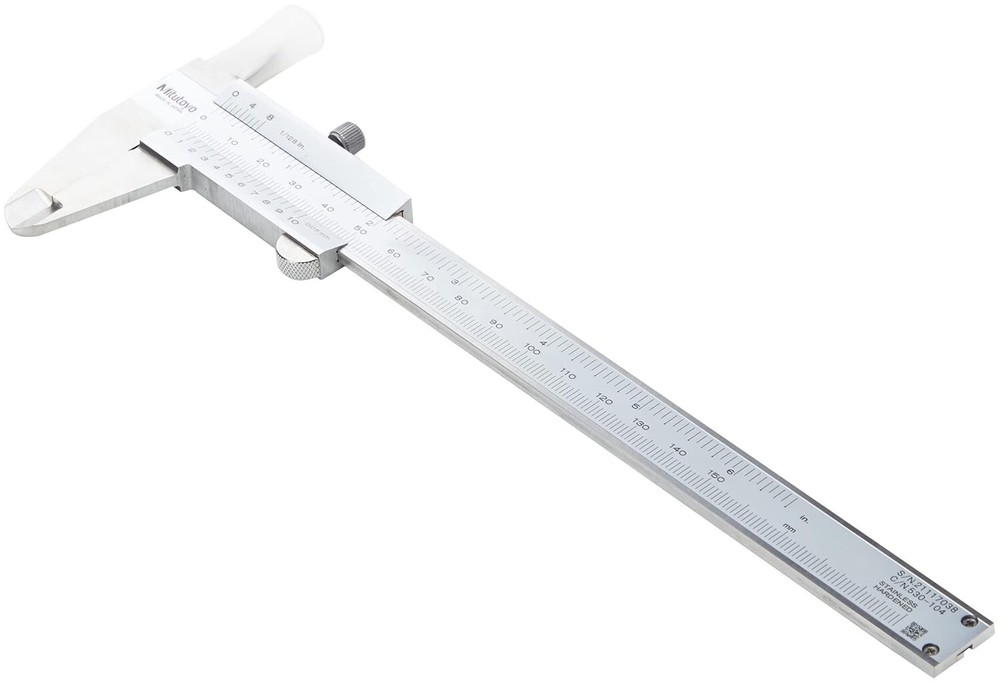 Vernier Calipers Stainless Steel, For Inside, Outside, Depth & Step Measurements