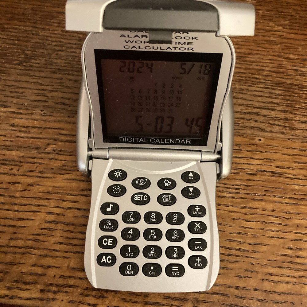 Desktop Calendar Clock,Calculator,Countdown,Timer,Currency Exchange NIB