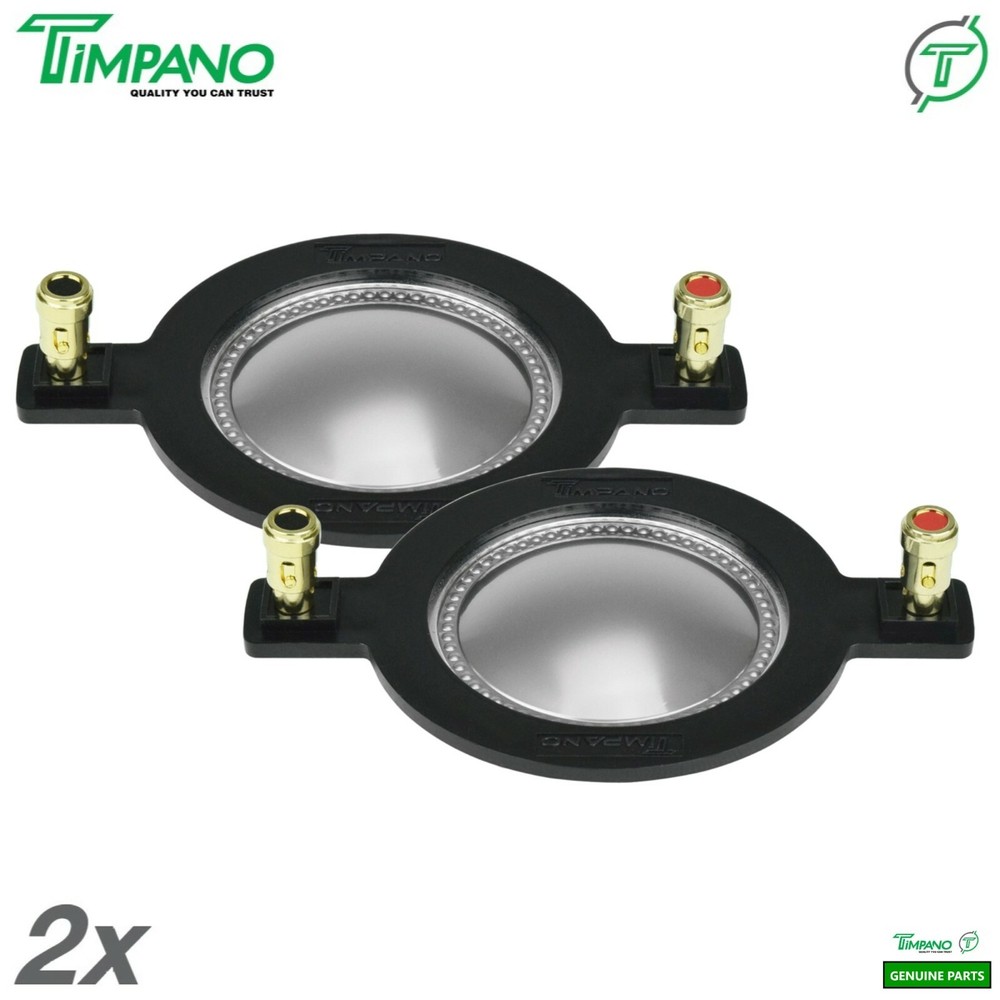 2x Timpano TPT-RPDH2000 Original AUTHENTIC Replacement Diaphragm for TPT-DH2000