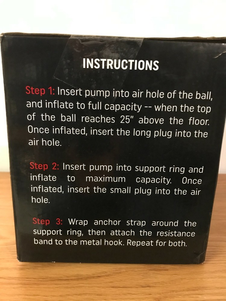 NIB SO ALPHA SOALPHA EXERCISE BALL BUNDLE: COMPLETE & STILL FACTORY SEALED/WRAP