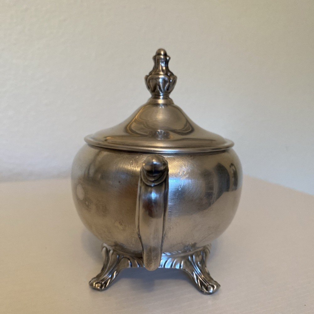 Vintage Silverplate Sugar & Creamer Set Footed – Replacement