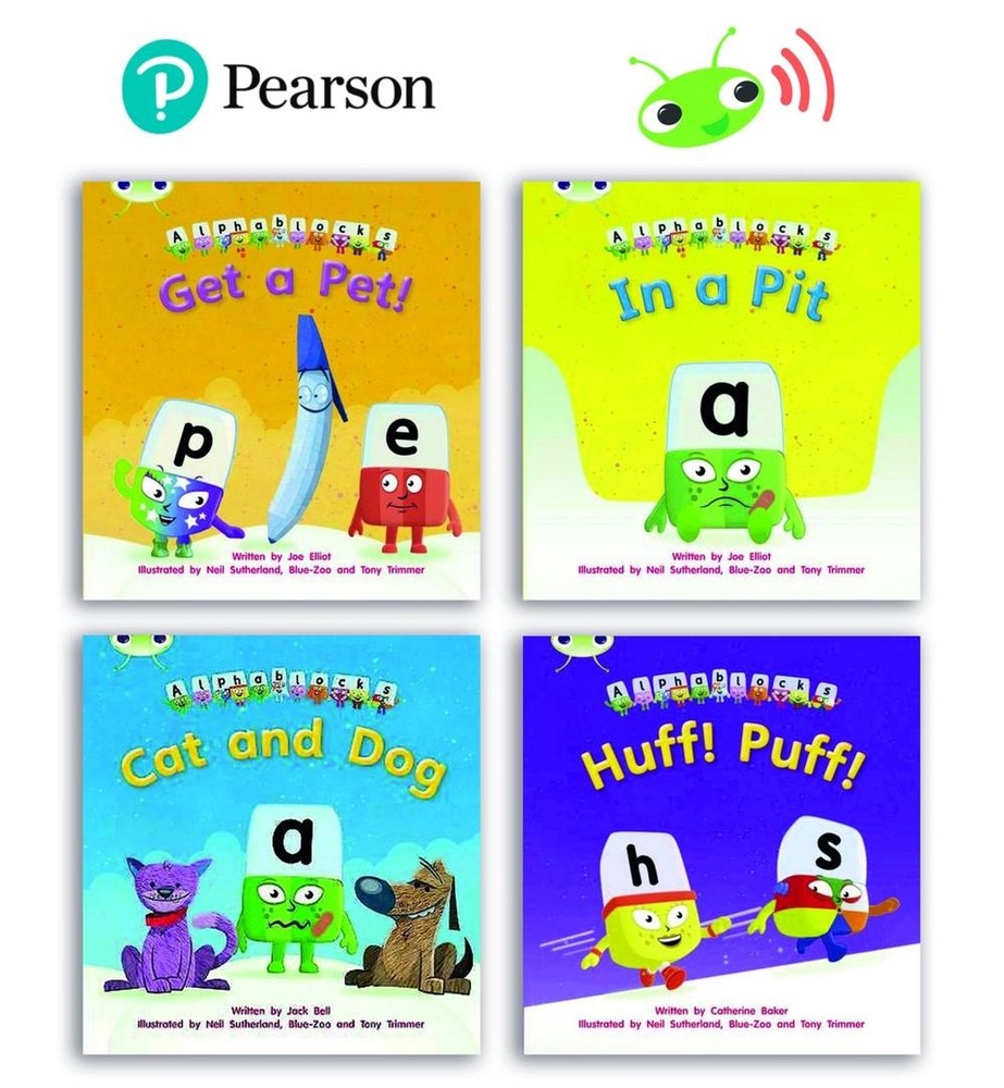 Learn to Read at Home with Bug Club Phonics Alphablocks: Phase 2 - Reception Ter