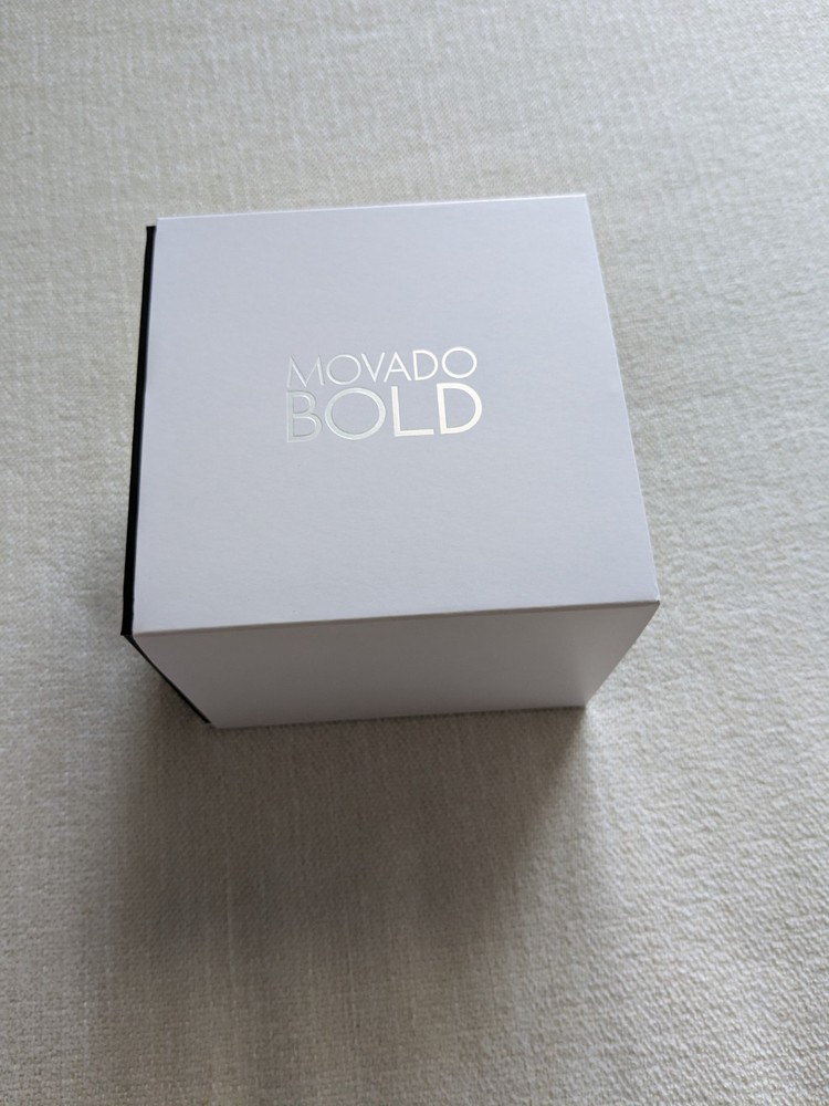 Empty MOVADO BOLD Box & WARRANTY CARD