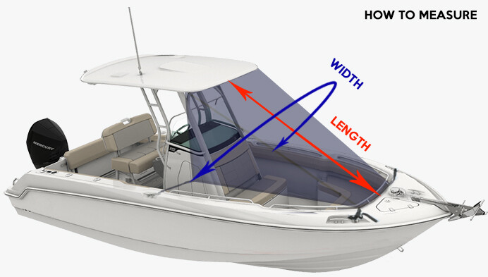 Oceansouth Airflow T-Top Bow Shade