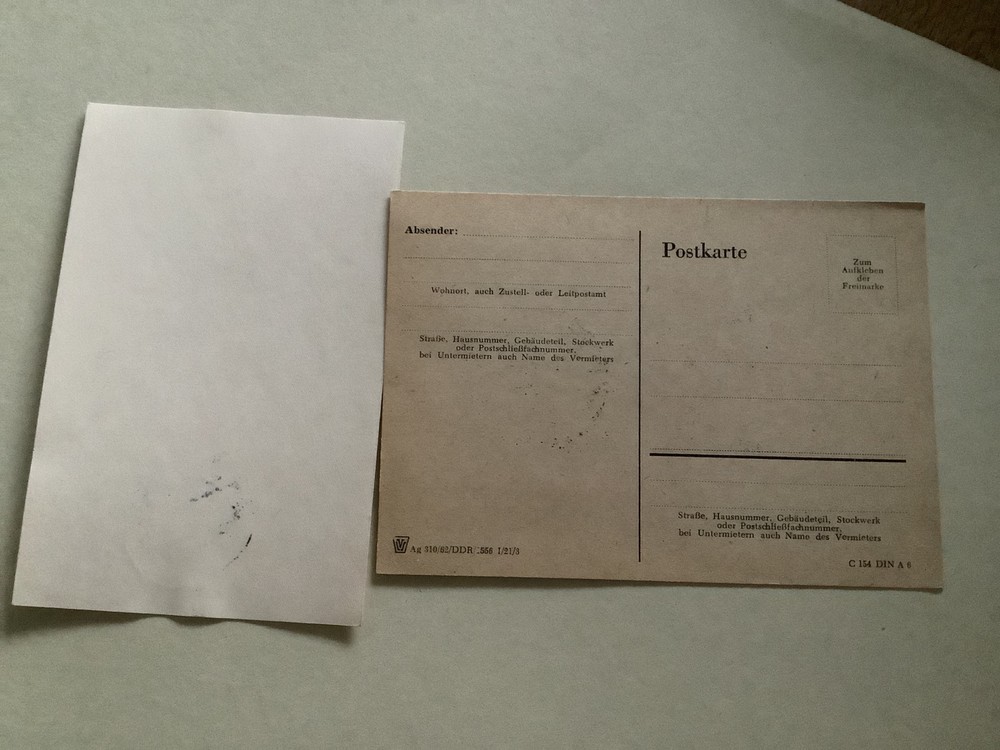 Germany DDR Thomas Mann & Helsinki 2 postal items Ref A708