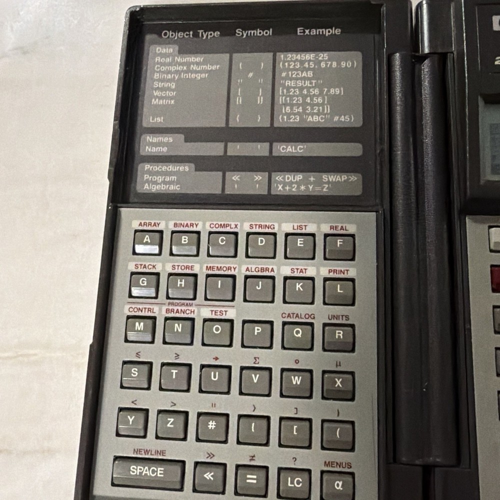 HP-28S Hewlett-Packard Advanced Scientific Calculator Working And Tested
