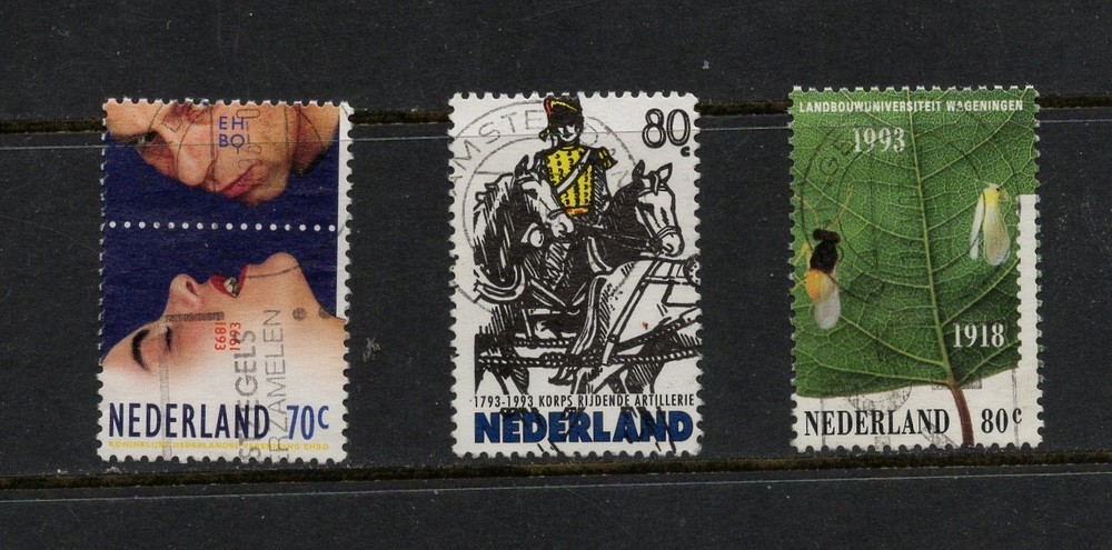 S5688   Netherlands   1993    First Aid Association  3v.  used