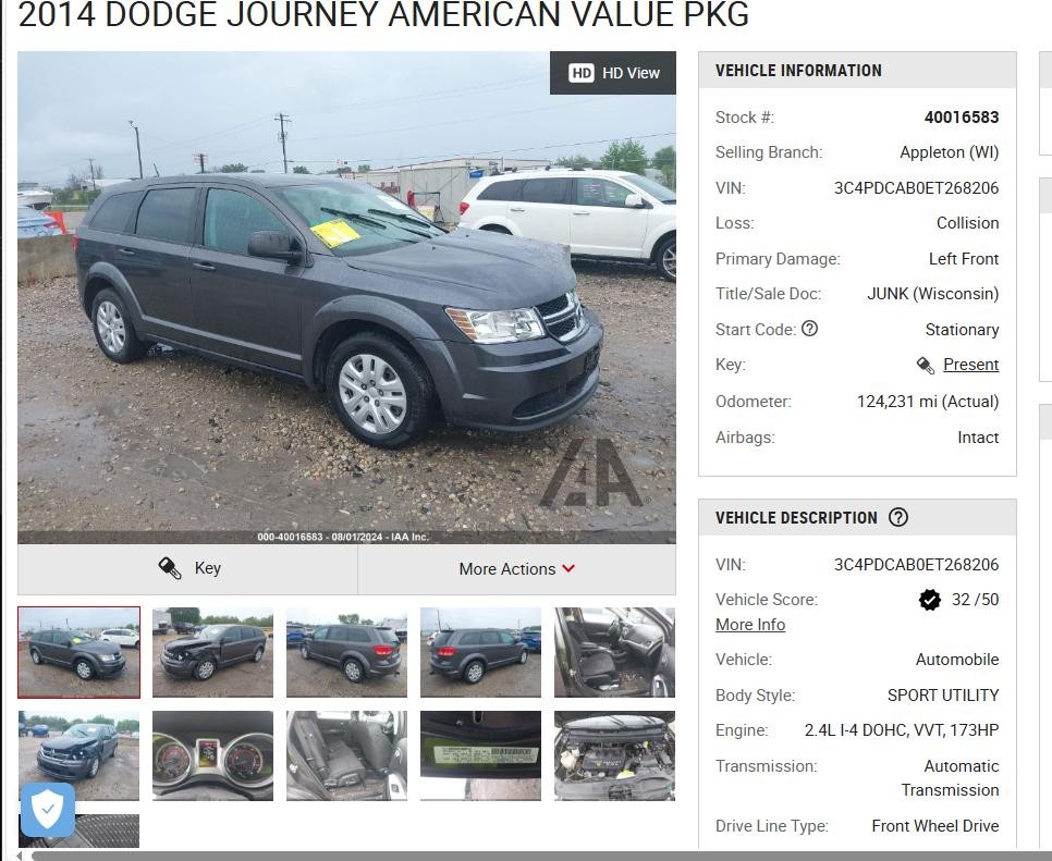 Used Compass Module fits: 2014 Dodge Journey Information-GPS-TV compass Grade A