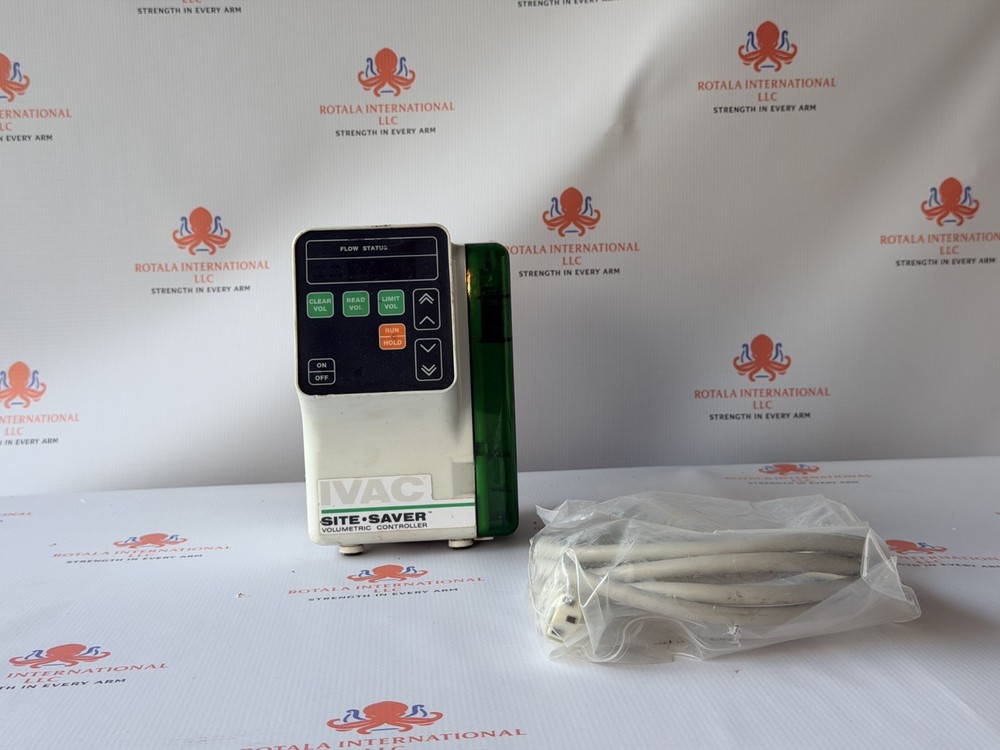 AC Site-Saver Volumetric Controller Infusion Pump Unit w/ Cable - AS IS