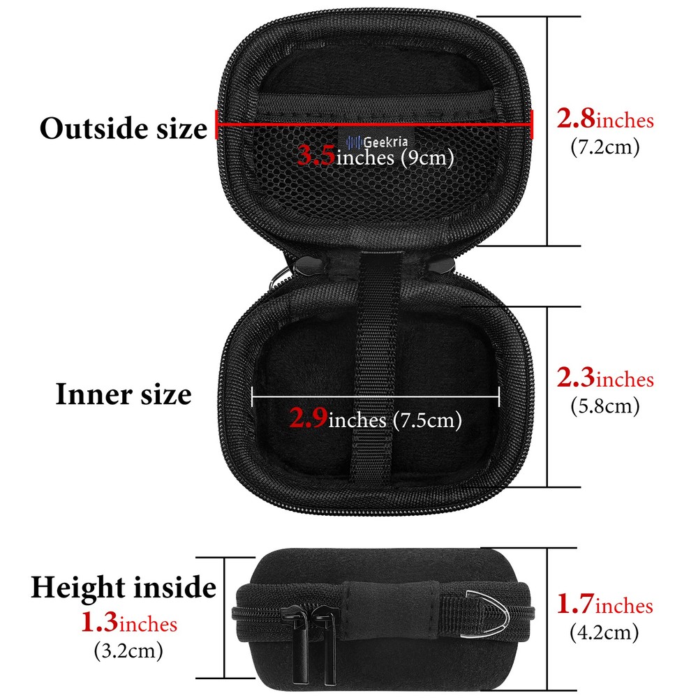 Geekria Carrying Case for Jabra Elite 4/7/8 True Wireless