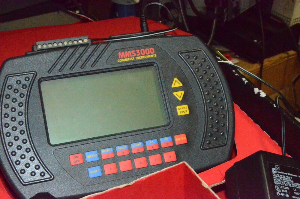 CommTest MMS3000 T6V4 Data Logger Graphing Measurement System & Software Disc