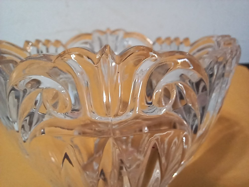 Diamond Shaped Open Crystal Candy Dish unique