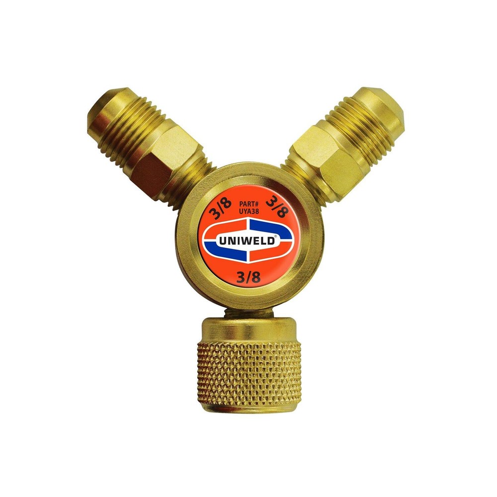 Uniweld Maxevac Y Adpater UYA383/8 FF X 3/8 MF